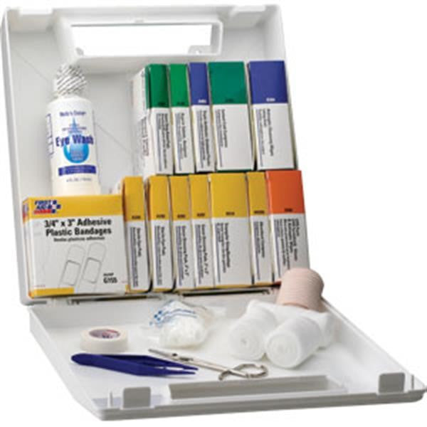 50-Person, 197-Piece Bulk First Aid Kit (Plastic) - 225UFAO