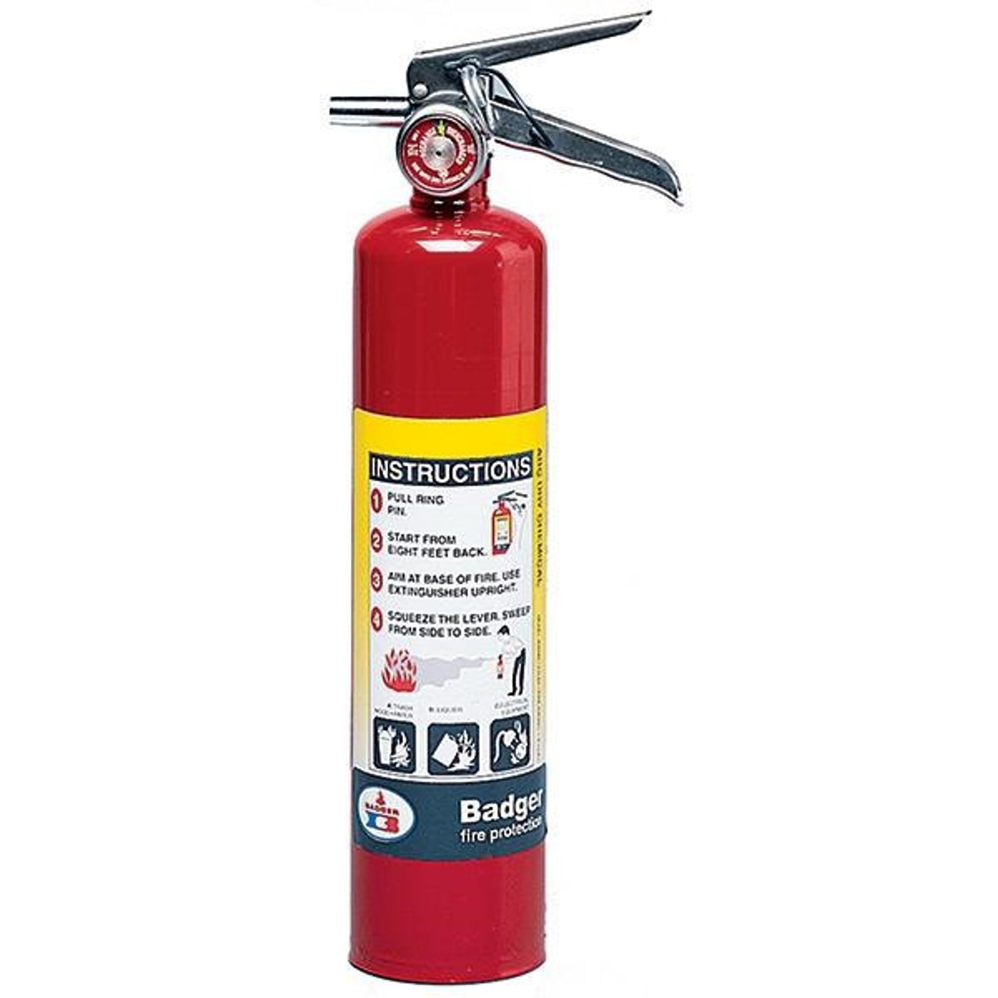 Badger Extra 2.5 lb ABC Fire Extinguisher w/ Vehicle Bracket - 3384