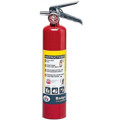 Badger Extra 2.5 lb ABC Fire Extinguisher w/ Vehicle Bracket - 3384