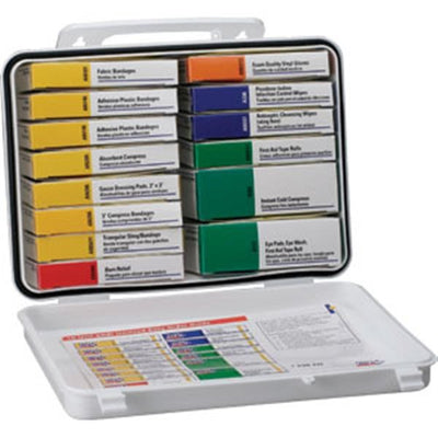 16-Unit Unitized Weatherproof First Aid Kit, Plastic, 1/Each - 239AN