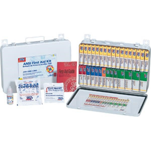 36-Unit, 215-Piece Unitized First Aid Kit w/ Gasket, Metal - 243AN