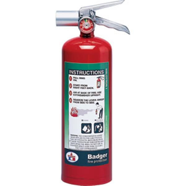 Badger Extra 5 lb Halotron® I Fire Extinguisher w/ Wall Hook - 4567