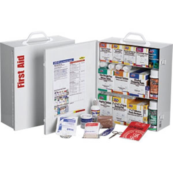 3-Shelf, 100-Person, 1092-Piece First Aid Station - 247OFAO