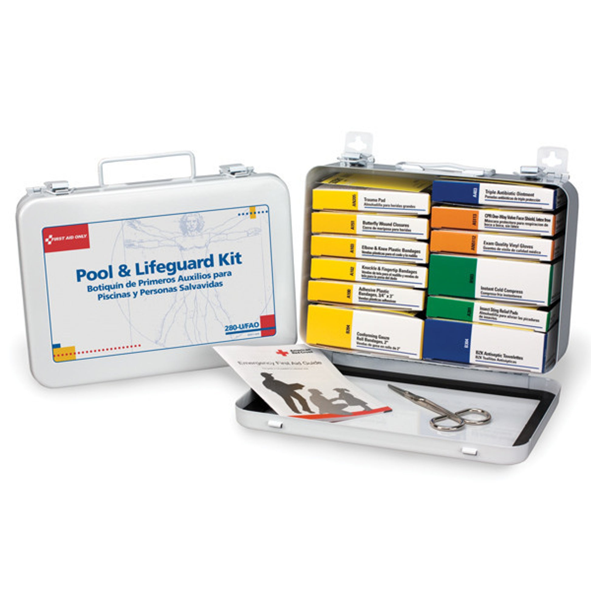 16 Unit, 100-Piece Pool and Lifeguard Kit, Metal Case - 280UFAO