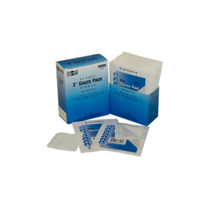Sterile Gauze Pads (Unitized Refil), 2" x 2", 20/Box - 3101