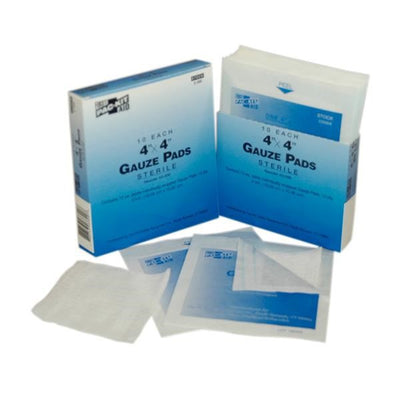 Sterile Gauze Pads (Unitized Refill), 4" x 4", 10/Box - 3300