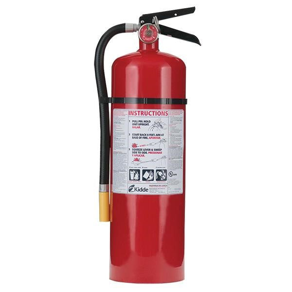 Kidde Pro Line 10 lb ABC Fire Extinguisher w/ Wall Hook - 66204K