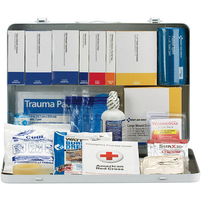 50-Person ANSI B+ Weatherproof Contractor First Aid Kit - 90671