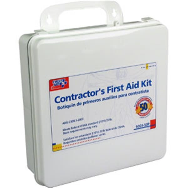 50-Person, 237-Piece Contractor First Aid Kit (Plastic) - 930350P