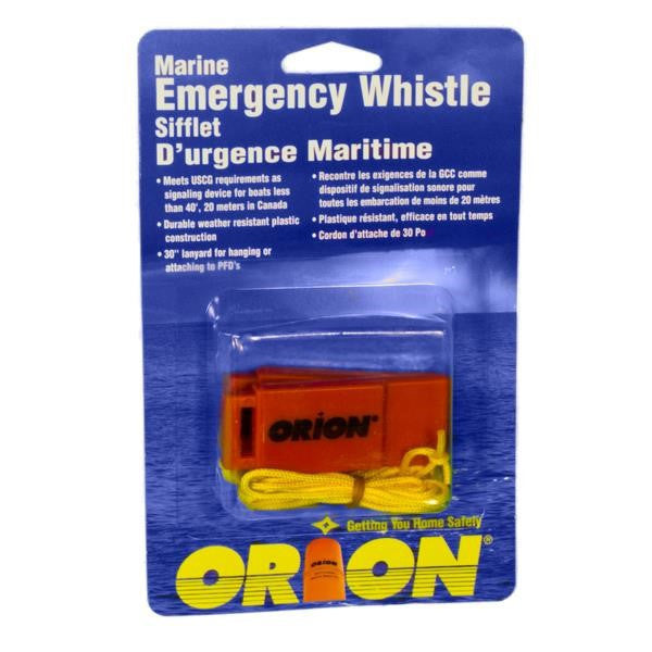 Orion® Safety Marine Emergency Whistle w/ Lanyard - 976