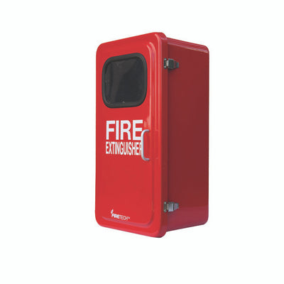 FireTech Fiberglass Extinguisher Cabinet, 27 1/8"H x 15 3/4"W x 10 1/2"D, Red, 1/Each - FGC26