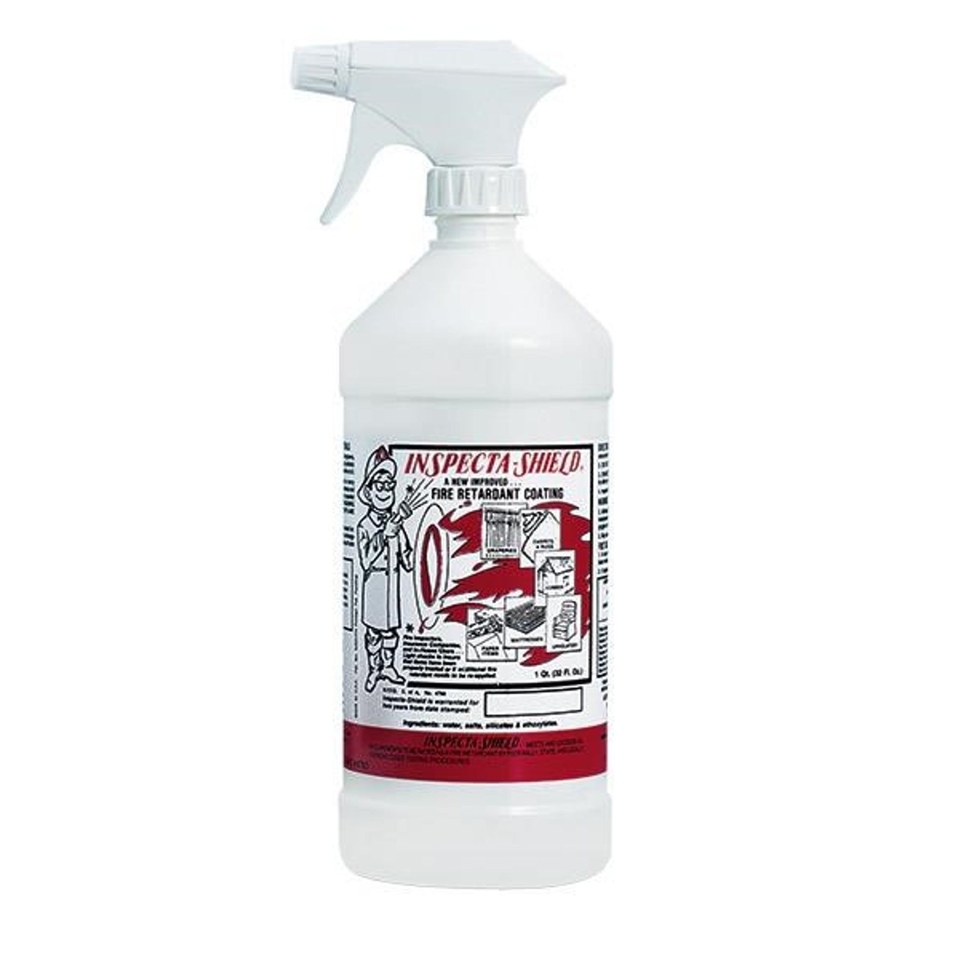 Inspecta-Shield Fire Retardant, 1 qt Spray - SFRQT