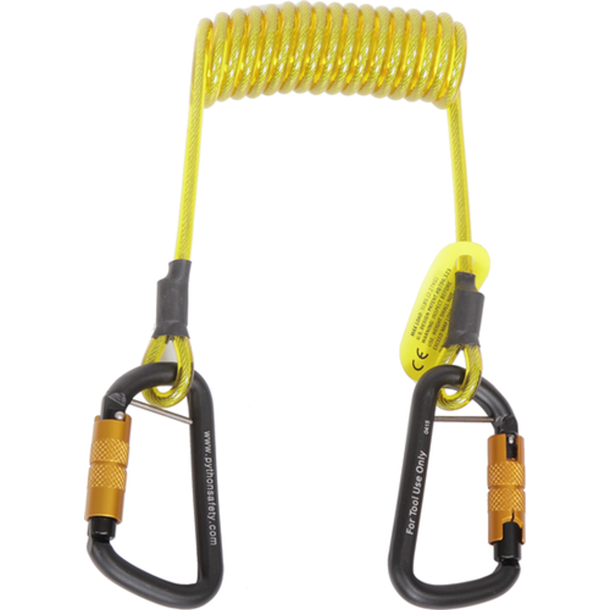 Python Safety Hook2Hook Coil Tether - 1500063