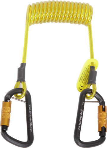 Python Safety Hook2Hook Coil Tether - 1500063