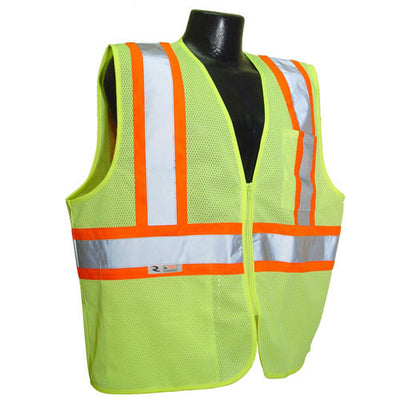Radians Economy Class 2 Safety Vest with Two-Tone Trim - Green - SV22-2ZGM