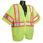 Radians Class 3 Two Tone Vest - Green - SV22-3ZGM