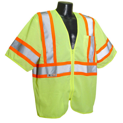 Radians Class 3 Two Tone Vest - Green - SV22-3ZGM