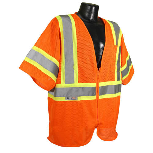 Radians Class 3 Two Tone Vest - Orange - SV22-3ZOM