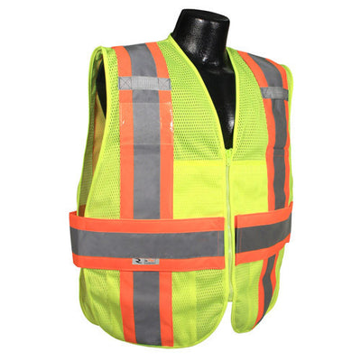 Radians Class 2 Expandable Two Tone Safety Vest - Green - SV23-2ZGM