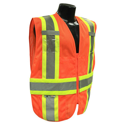Radians Class 2 Expandable Two Tone Safety Vest - Orange - SV23-2ZOM