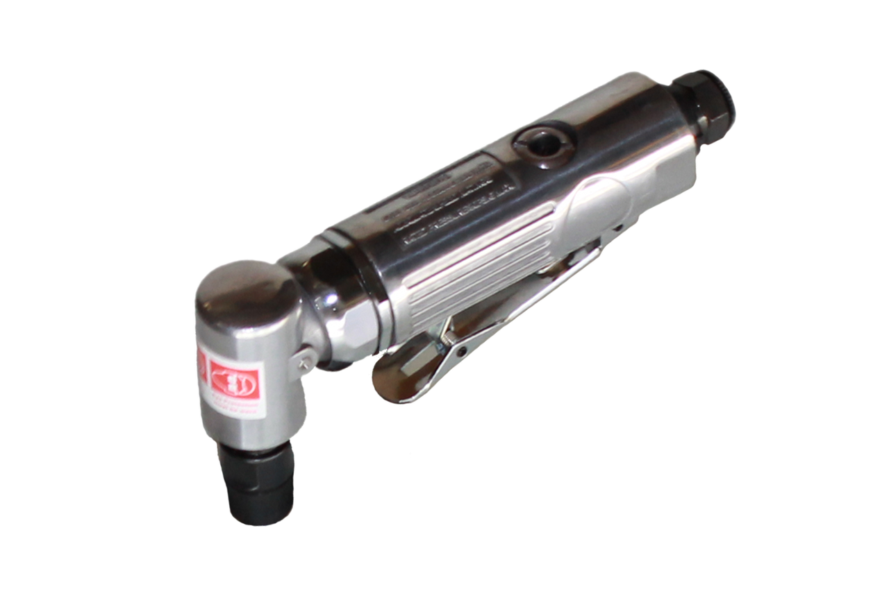 Heavy Duty small Air Powered Right Angle Sander Motor for use with 2 inch or 3 inch Dust Collection Attachments