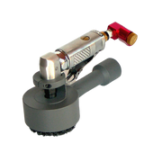 Heavy Duty 3 inch Air Powered Right Angle Sander with Dust Collection Attachment