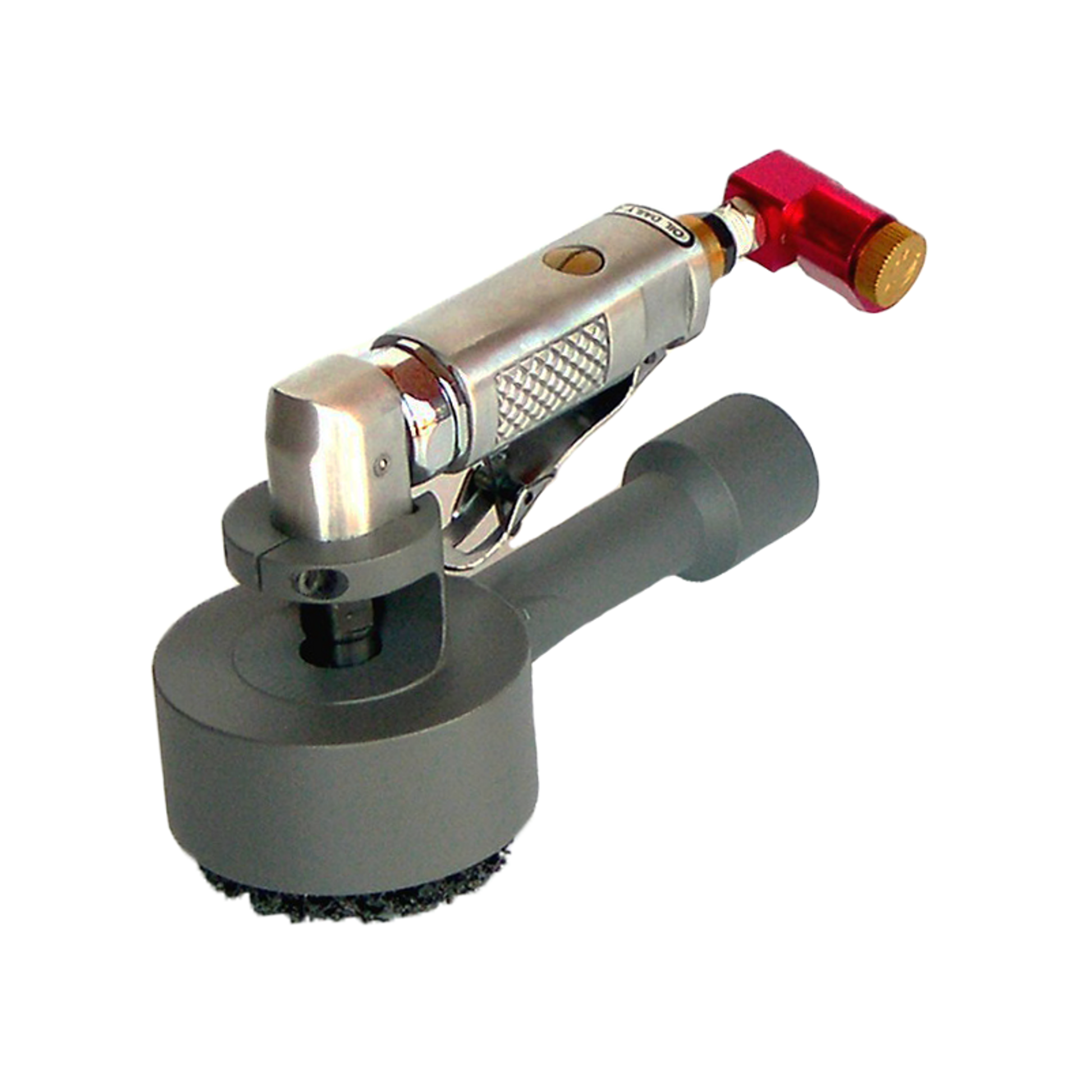Heavy Duty 3 inch Air Powered Right Angle Sander with Dust Collection Attachment