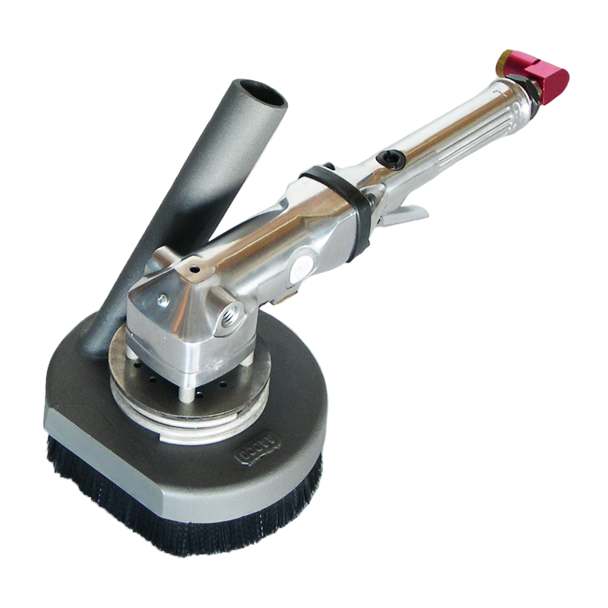 Heavy Duty 5 inch Air Powered Right Angle Sander Kit with Dust Collection Attachment