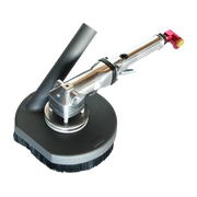 Heavy Duty 7 inch Air Powered Right Angle Sander Kit with Dust Collection Attachment