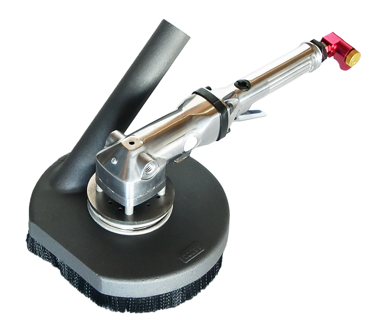 Heavy Duty 7 inch Air Powered Right Angle Sander Kit with Dust Collection Attachment