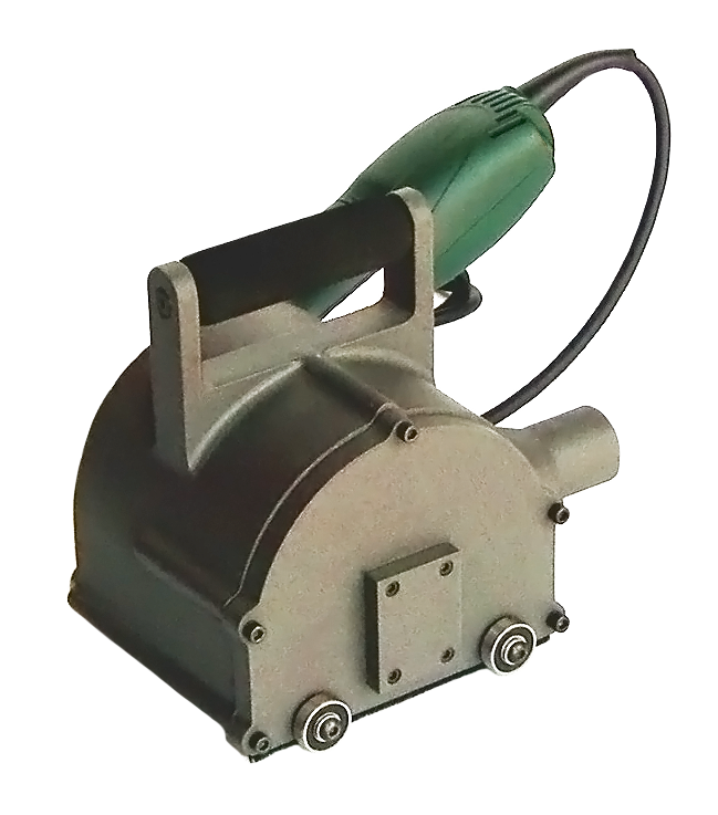 Heavy Duty 4 inch Rotopeen Electric Shrouded Power Tool (without Hub Assembly not for use with cutter hub assembly)