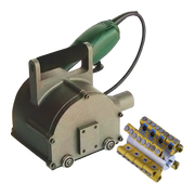 Heavy Duty 4 inch Rotopeen Electric Shrouded Power Tool Kit With C Flap Hub Assembly