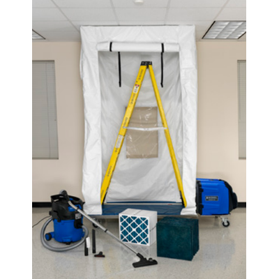 AIRE GUARDIAN® Mobile Containment Cube AG3000MCCK - Shown with OPTIONAL ICMOBVC Kit