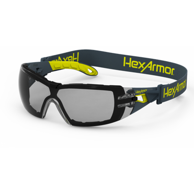 HexArmor MX200g TruShield S Gray Safety Goggles - 12/Pair