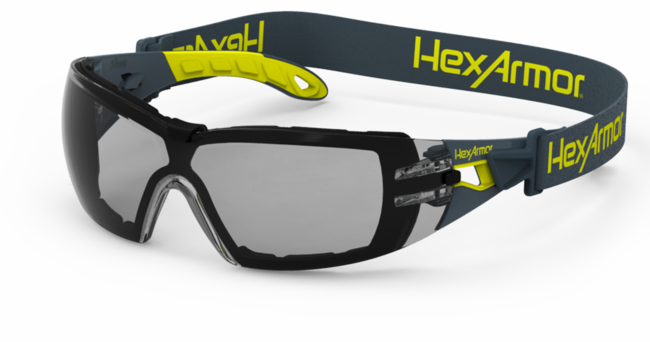 HexArmor MX200g TruShield S Gray Safety Goggles - 12/Pair