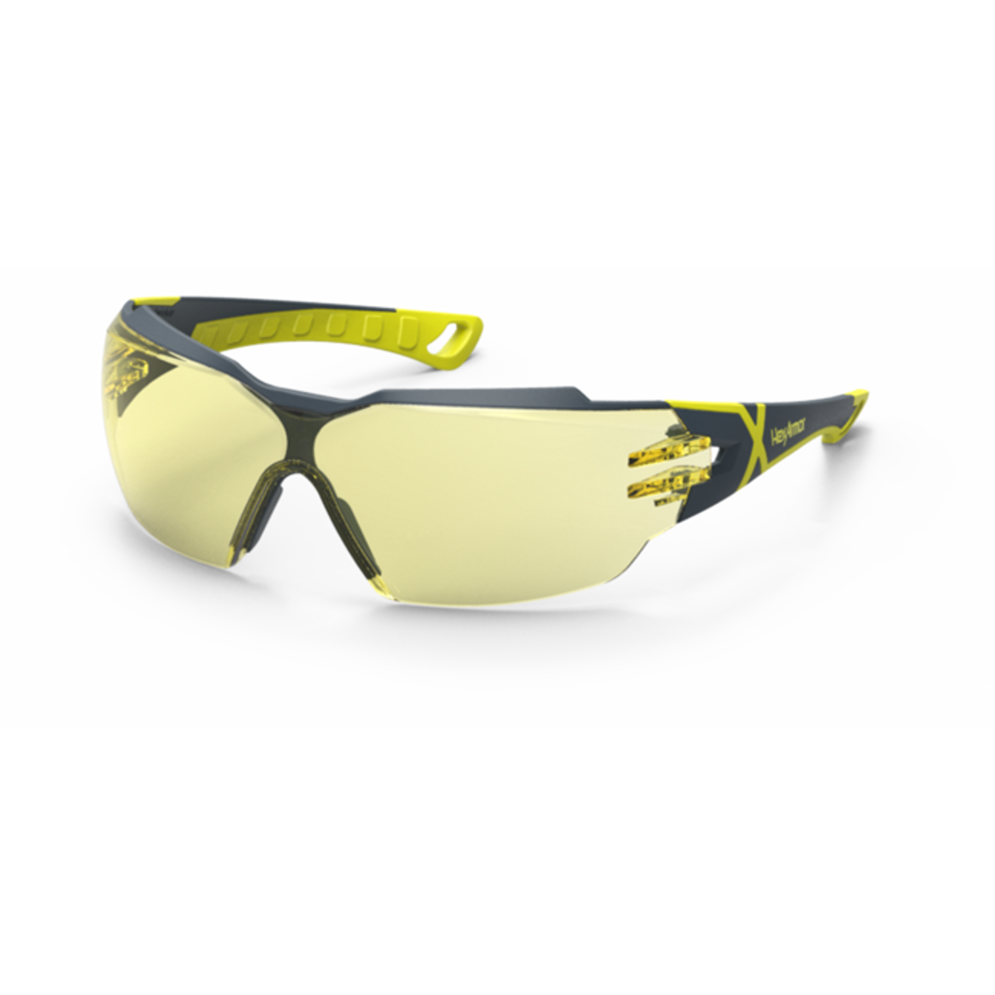 HexArmor MX300 TruShield Amber Safety Eyewear - 12/Pair