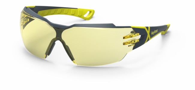 HexArmor MX300 TruShield Amber Safety Eyewear - 12/Pair