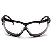 Pyramex V2G Black Frame/Clear Anti-Fog Lens Safety Eyewear