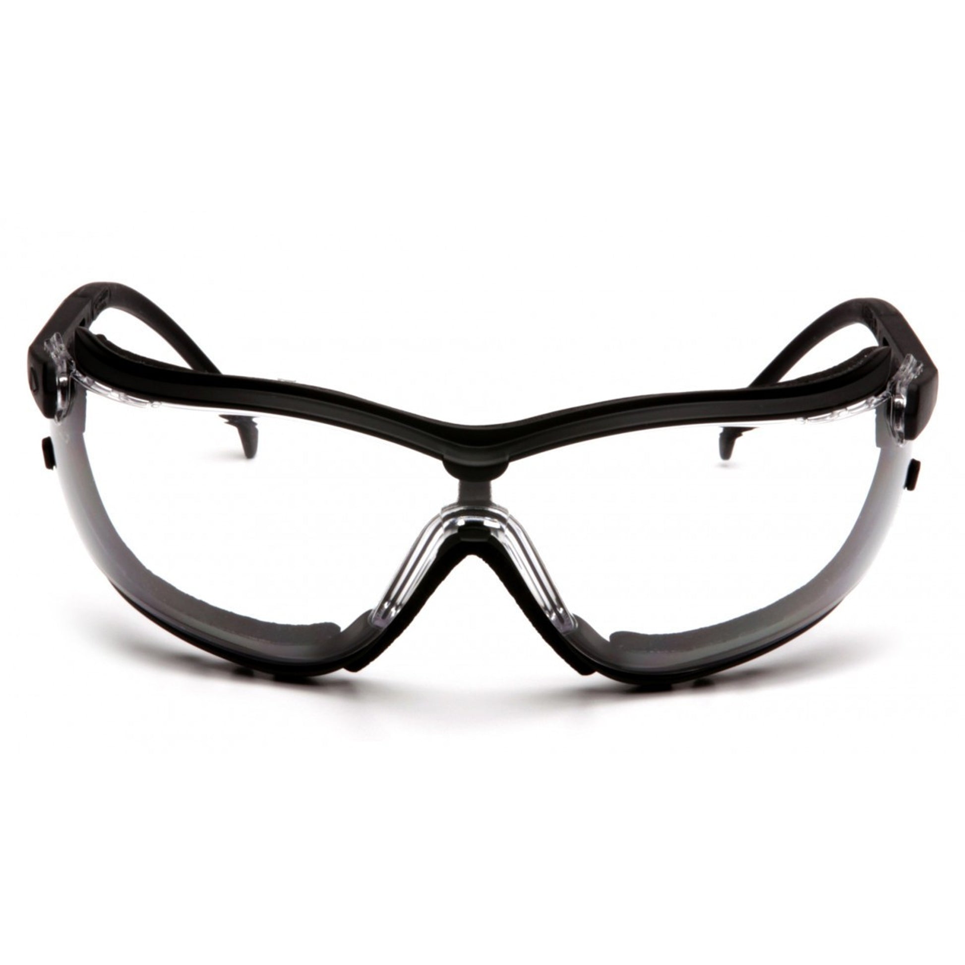 Pyramex V2G Black Frame/Clear Anti-Fog Lens Safety Eyewear