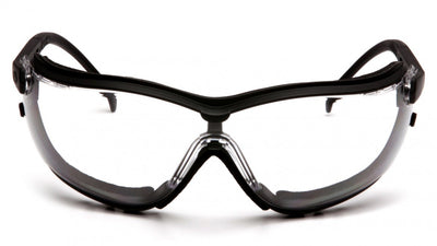 Pyramex V2G Black Frame/Clear Anti-Fog Lens Safety Eyewear