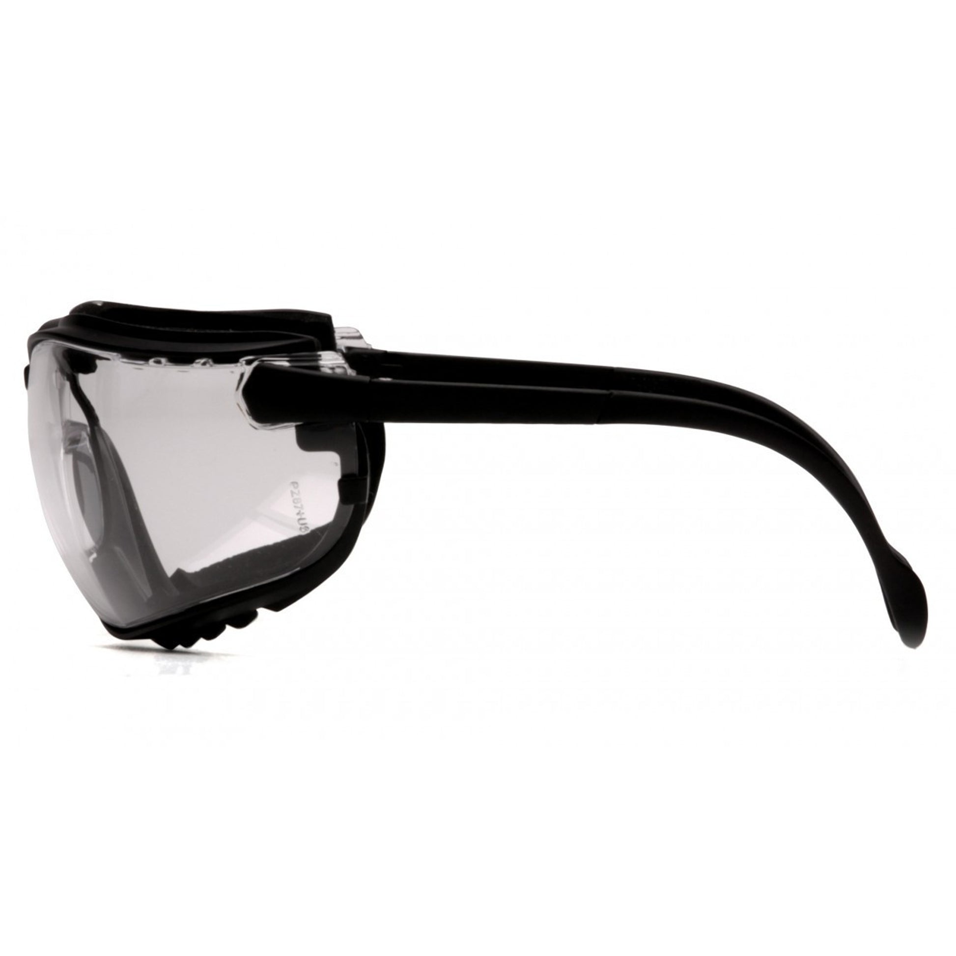 Pyramex V2G Black Frame/Clear Anti-Fog Lens Safety Eyewear