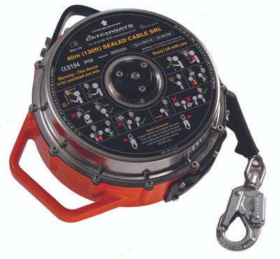 MSA 130 ft. Latchways Sealed Self-Retracting Lanyard - 62841-00US