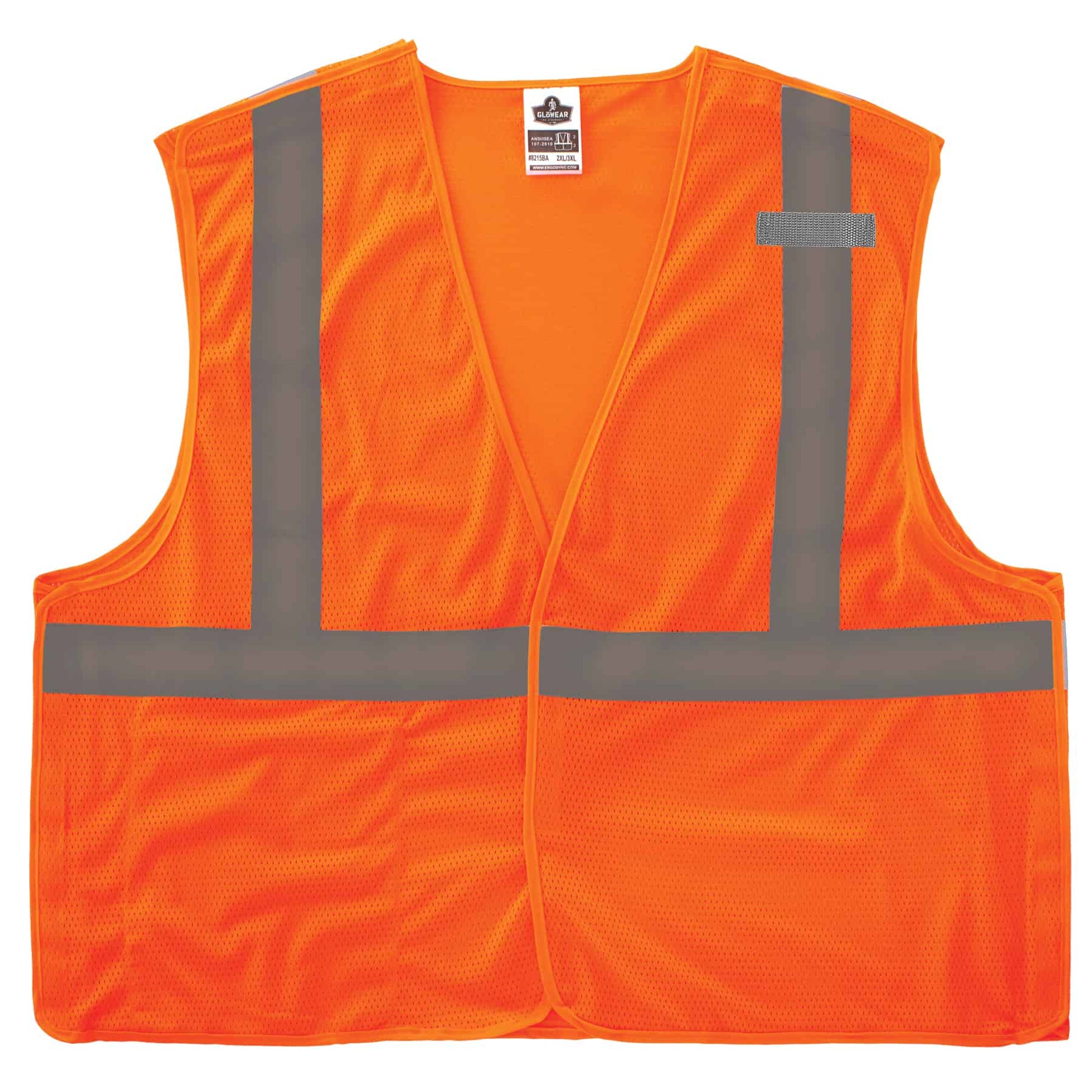 Ergodyne GloWear 8215BA Breakaway Mesh Hi-Vis Safety Vest - Type R, Class 2, Economy - Orange