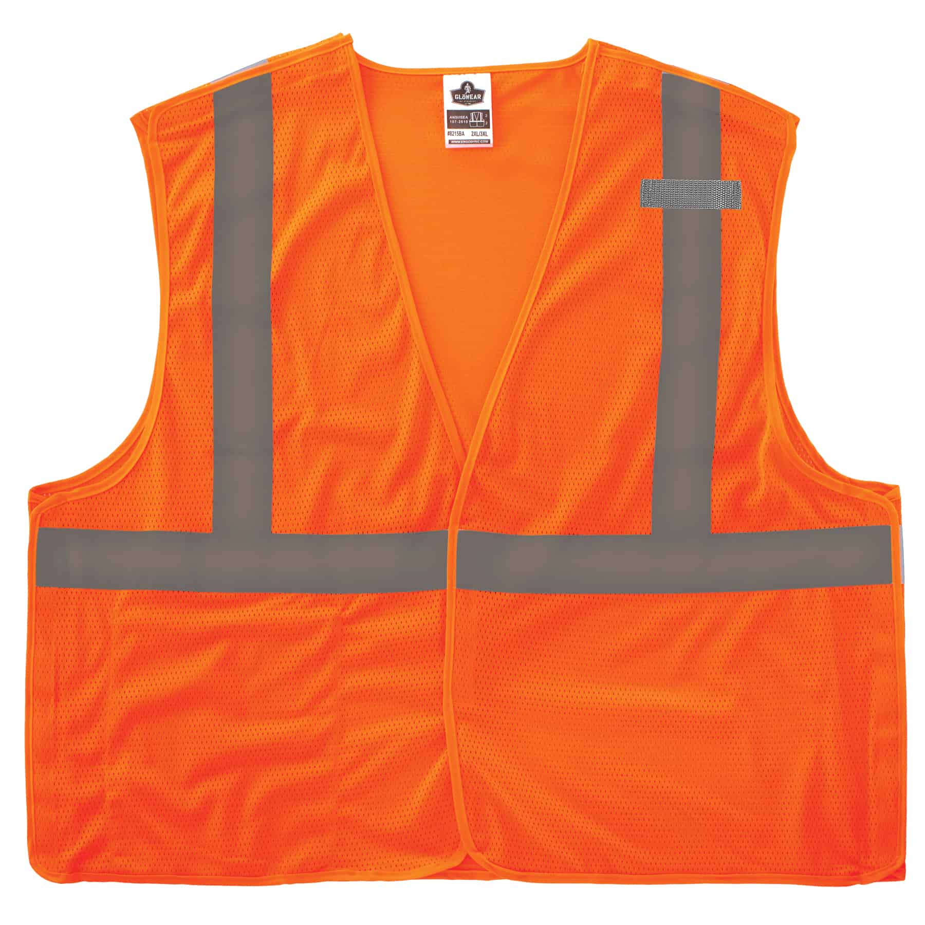 Ergodyne GloWear 8215BA Breakaway Mesh Hi-Vis Safety Vest - Type R, Class 2, Economy - Orange