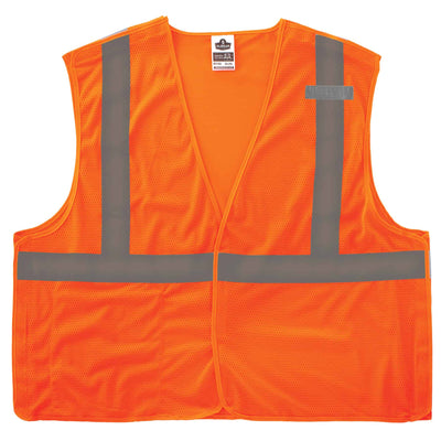 Ergodyne GloWear 8215BA Breakaway Mesh Hi-Vis Safety Vest - Type R, Class 2, Economy - Orange