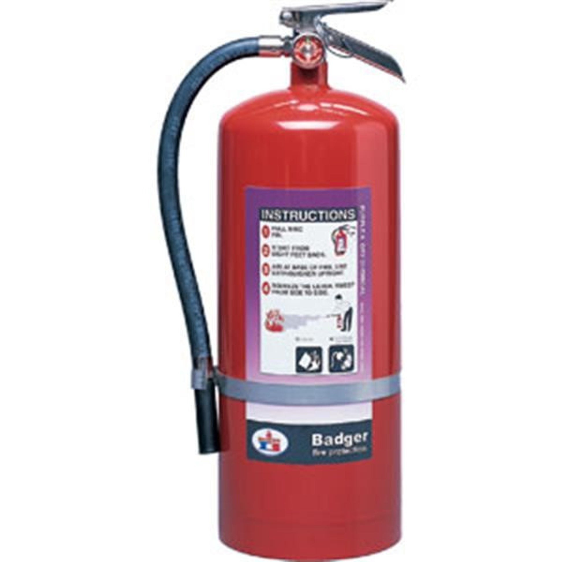 Badger Extra 20 lb Purple K Fire Extinguisher w/ Wall Hook - 23495