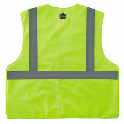 Ergodyne GloWear 8215BA Breakaway Mesh Hi-Vis Safety Vest - Type R, Class 2, Economy - Lime