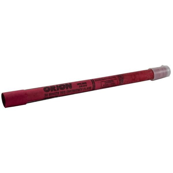 Orion Red Safety Flares, 30-Minute w/ Spike, 36/Case - 2730