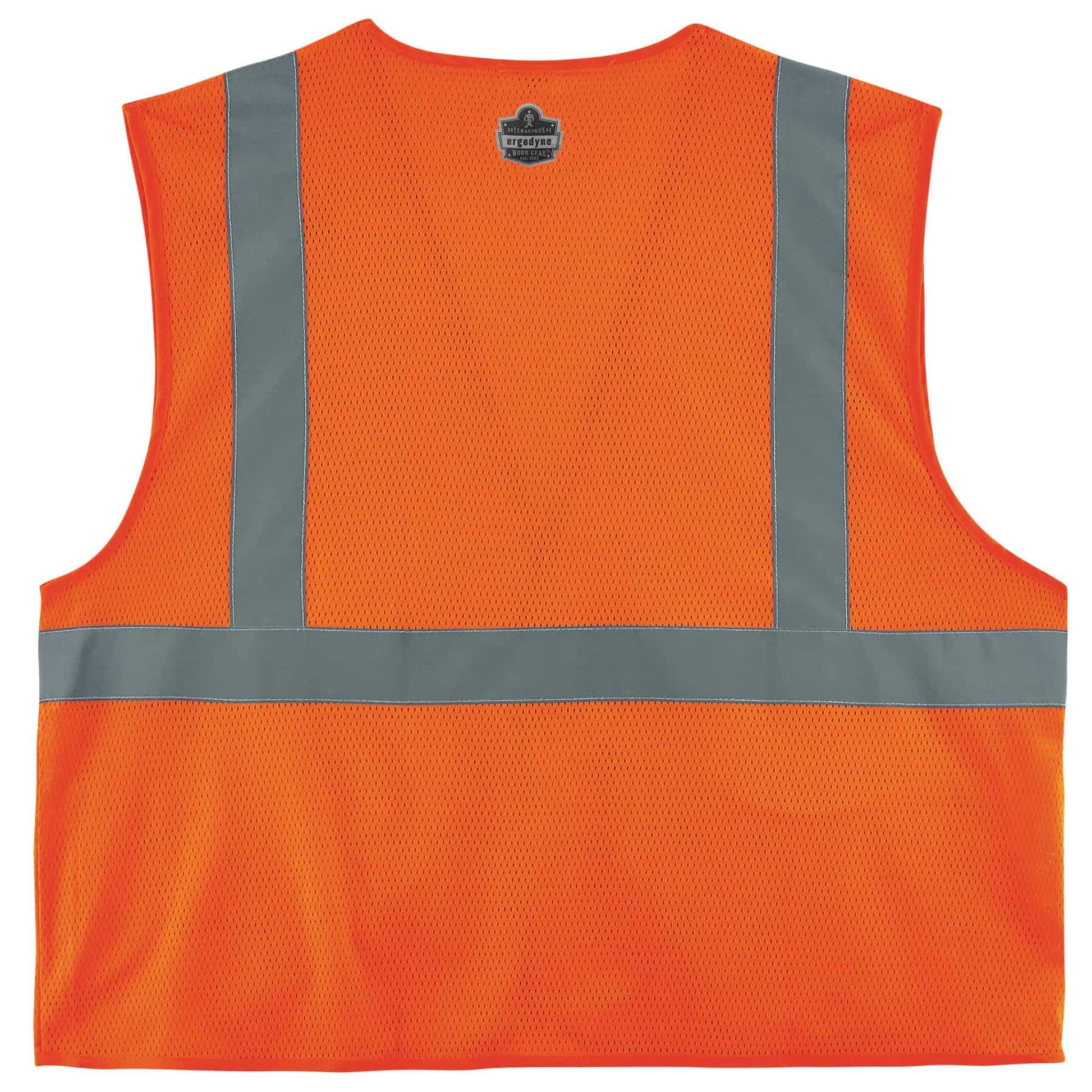 Ergodyne GloWear 8220HL Mesh Hi-Vis Safety Vest - Type R, Class 2, Hook & Loop, Standard - Orange