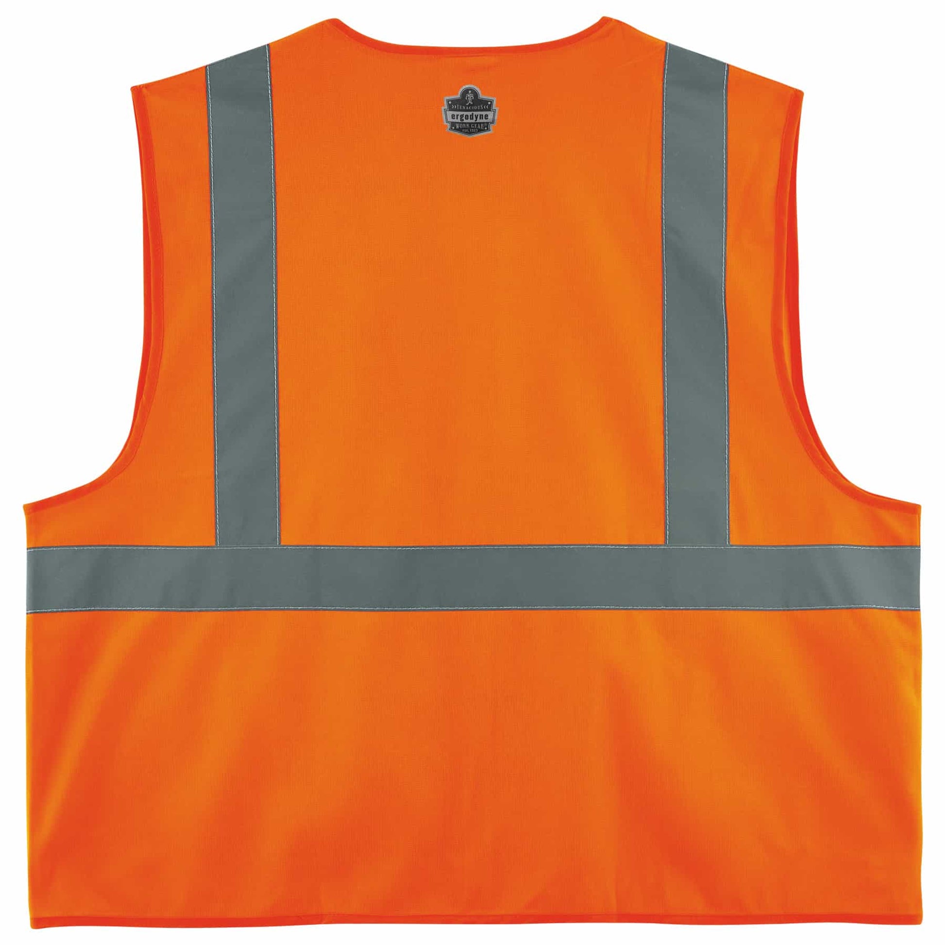 Ergodyne GloWear 8225Z Solid Hi-Vis Safety Vest - Type R, Class 2, Standard, Zipper - Orange